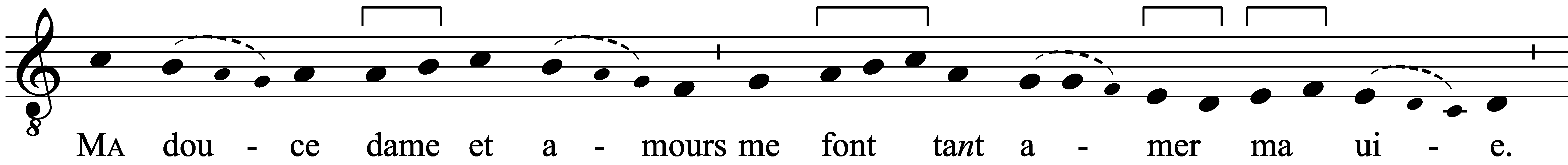 Work musical notation